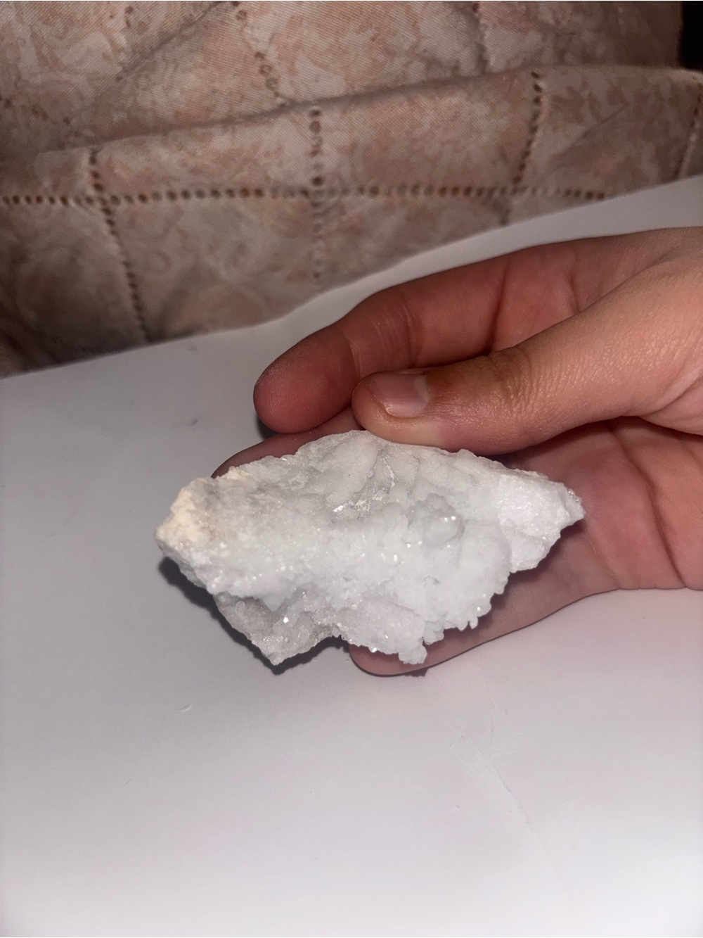 Quartz White Crystal Geode Accent - Brand